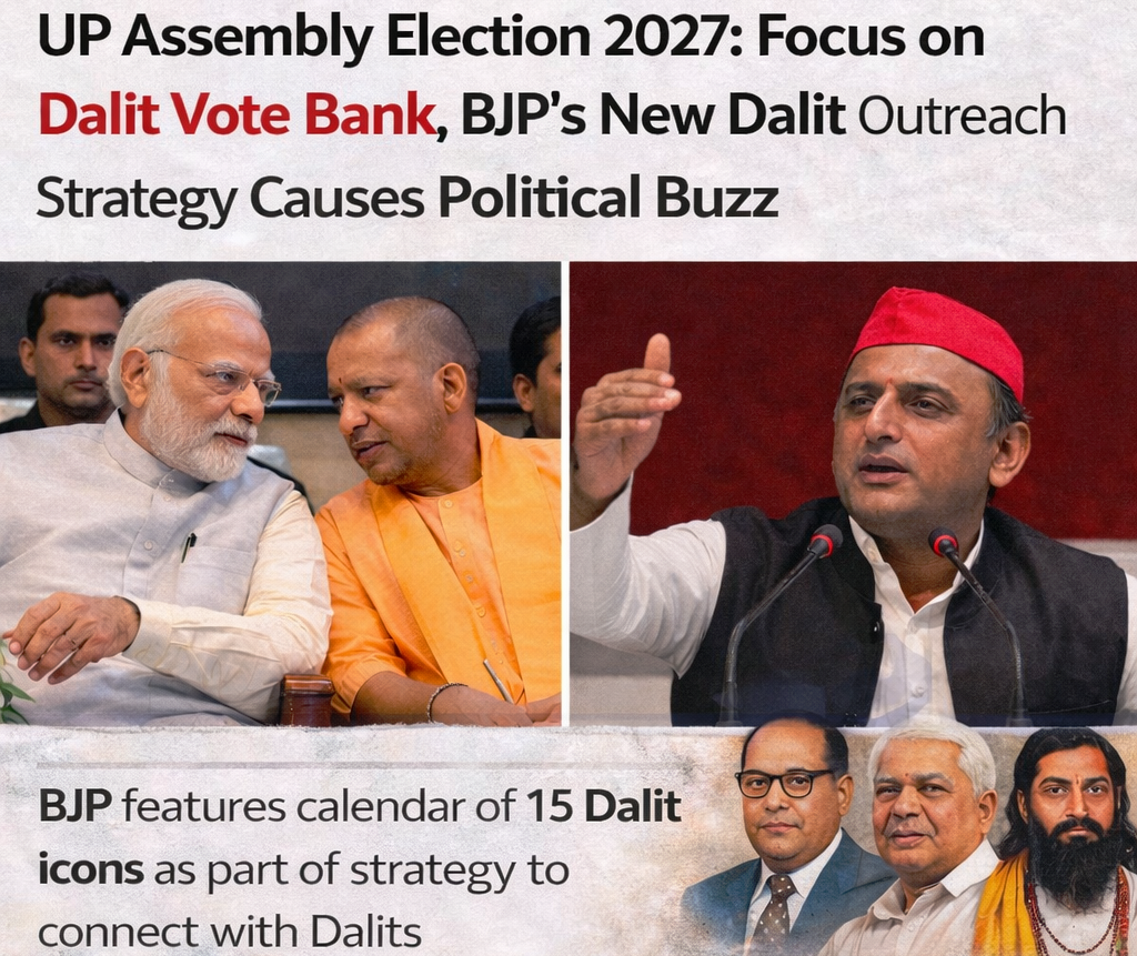 यूपी विधानसभा चुनाव 2027: दलित वोट बैंक पर फोकस, बीजेपी की नई रणनीति से बढ़ी सियासी हलचल
